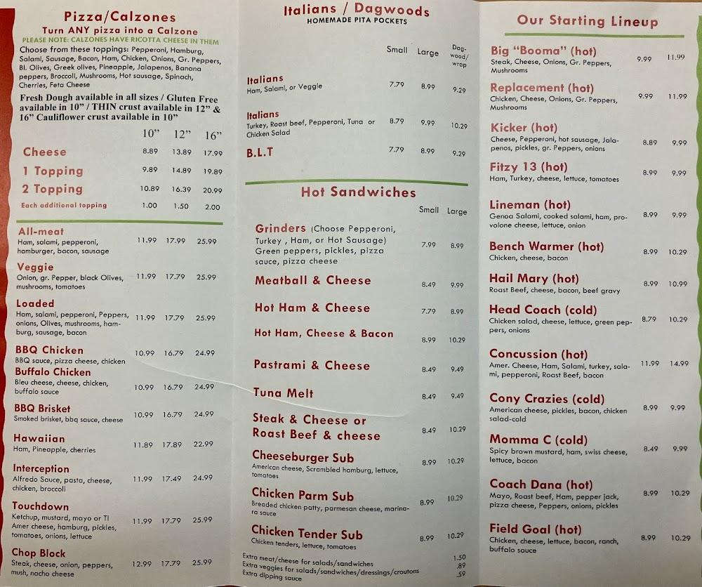 End Zone Menu image 2